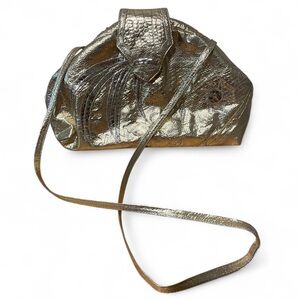 Vintage Metallic Gold Women's Bag